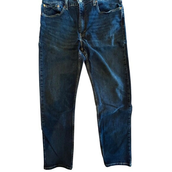 Levi Strauss 502 Jeans Taper Fit Mens Tag Size 38x32 Blue - Picture 2 of 6